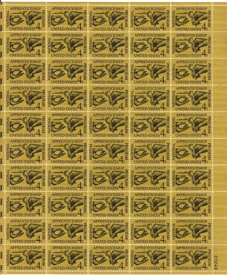 Scott 1201 4¢ National Apprenticeship Act MNH Free US shipping - Image 1 of 1