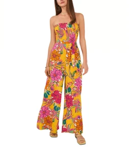 1.state Women's Sleeveless Cover Up Jumpsuit Swimsuit Multicolor Size M 3147 - Picture 1 of 2