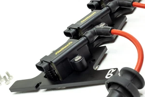 OHMR IGN-1A Coil Mount CNC Plate + Plug Wires +Haltech Coils +  EVO 4-5-6-7-8-9 - Picture 1 of 6