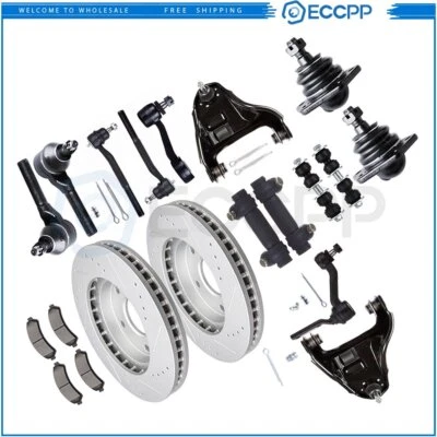 Brazo de control superior delantero suspensión freno rotor pastilla para 1998-2004 S10 GMC Sonoma Foto 1 de 4