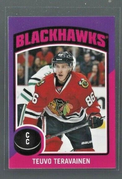 2014-15 O-Pee-Chee Stickers #ST24 Teuvo Teravainen ref.430 - Image 1 of 2