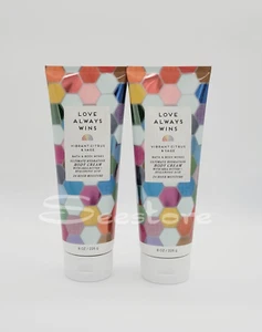 2 Bath & Body Works Love Always Wins Ultimate Hydration Body Cream 8 fl oz New - Picture 1 of 1