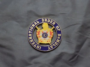 Masonic 3" Car Emblem International Order of Demolay Freemasonry Metal NEW! - Picture 1 of 1