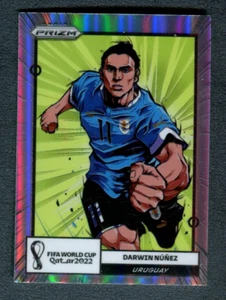 2022 Prizm World Cup Manga Darwin Nunez Dinged Corner Uruguay  A46 296 - Picture 1 of 2