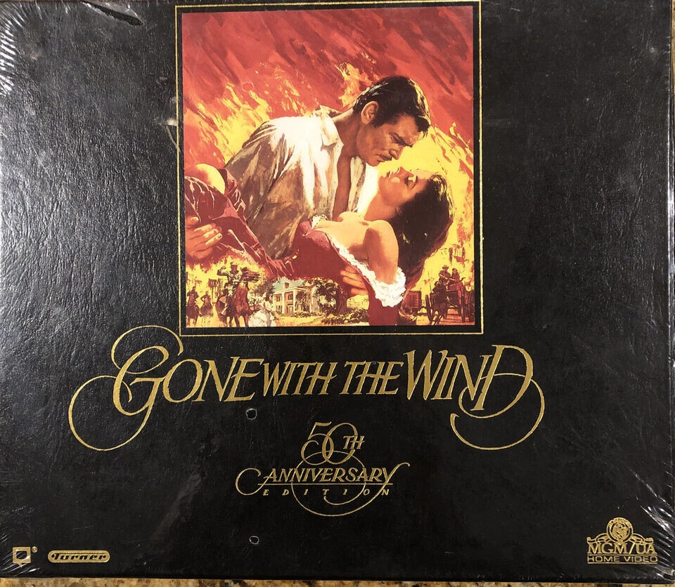 Gone With the Wind 50th Anniversary Limited Edition VHS, 1990, 2-Tape Set SEALED - Image 1 of 1