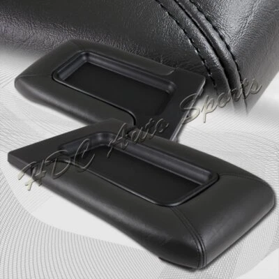Para GMC Sierra 1500 2500 3500 2001-2007 negro consola central caja reposabrazos pestillo Foto 1 de 4