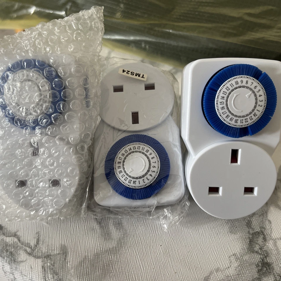 Masterplug Energy Saving Daily Mechanical Segment Timer Plug X5