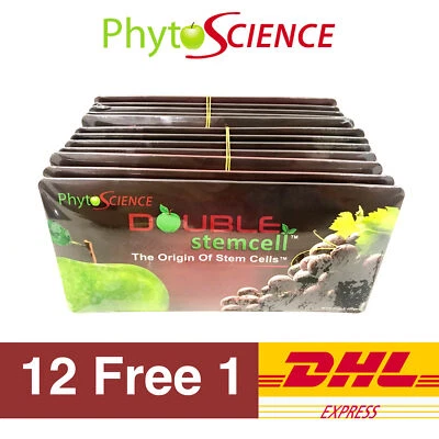Compre 12 grátis 1 pacote de células-tronco Phytoscience Double StemCell antienvelhecimento EXP 2028 - Imagem 1 de 4