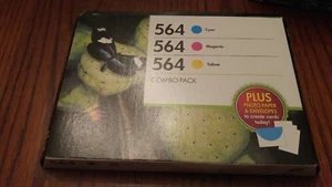 HP 564 Cyan Magenta Yellow Color Ink Cartridges 3 Combo Pack Genuine - Picture 1 of 1