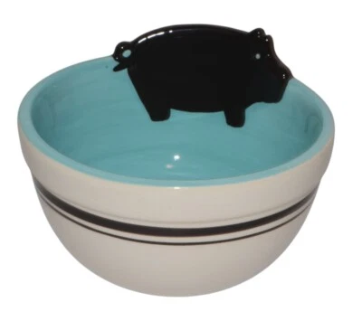 Sonoma Pig Bowl Repuesto Azul Interior Apto para Lavavajillas Homestead Life + Style. Foto 1 de 4