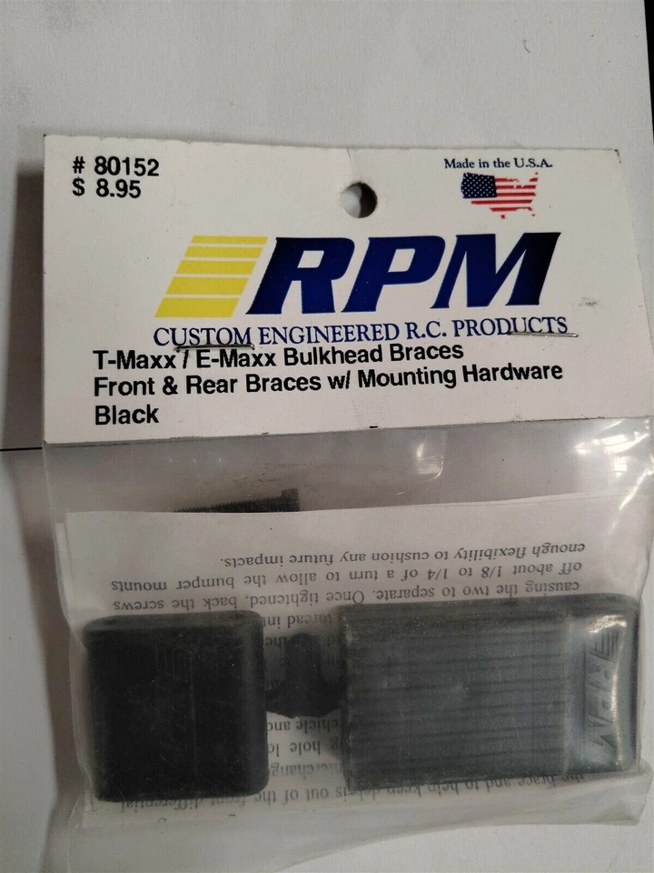 Bulkhead Brace, Black (E/T-Maxx) RPM80152 - Image 1 of 1