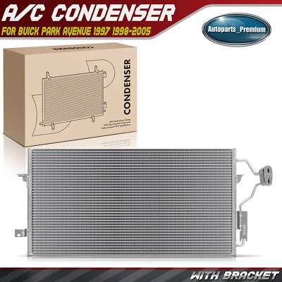 Nuevo condensador de aire acondicionado aire acondicionado con soporte para Buick Park Avenue 1997-2005 Foto 1 de 4