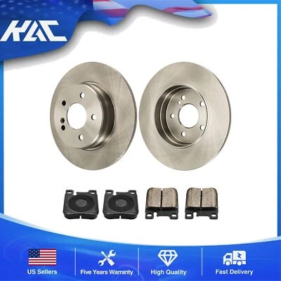 For Mercedes-Benz E300 CLK320 1998-1999 34100 D603 Rear Disc Rotors & Brake Pads Foto 1 de 4