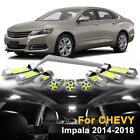 8X White Led Interior Lights Dome Bulbs Kit For Chevrolet Impala 2014-2018