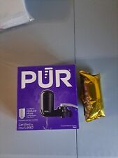 PUR FM-2000B Vertical Faucet Mount Filtration System - Black. With Extra Filter