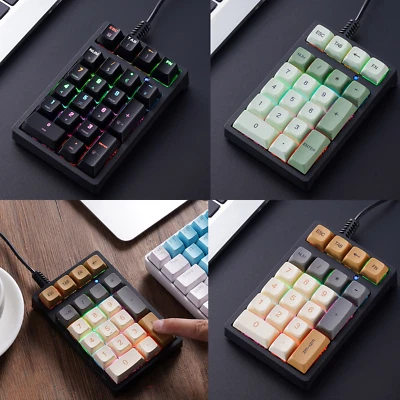 USB-Mini-Tastatur RGB-Hintergrundbeleuchtung Keypad Laptop Mechanische Tastatur - Bild 1 von 4