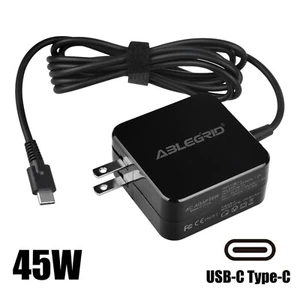 45W USB-C Charger for HP Chromebook x360 14b-ca0023dx 14b-ca0025cl 14b-ca0036nr - Picture 1 of 6