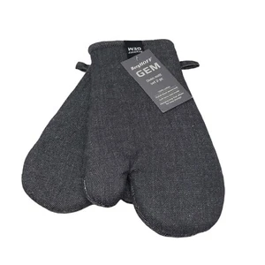 BergHOFF Oven mitt set (2 pcs) - Gem Dark Gray NWT - Picture 1 of 2