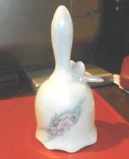 Porcelain Satinized Butterfly Bell Made In Tawaiin Porcelain Clapper L@K Wow