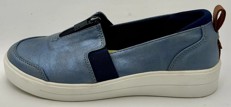 Zapatillas sin cordones Ryka para mujer 6,5 cremallera perlada Vivvi perla comodidad para caminar Foto 1 de 4