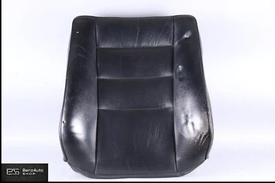 94-95 Mercedes W124 E320 E420 Almofada de Assento Superior Frontal Esquerda Preta Fabricante de Equipamento Original - Imagem 1 de 4