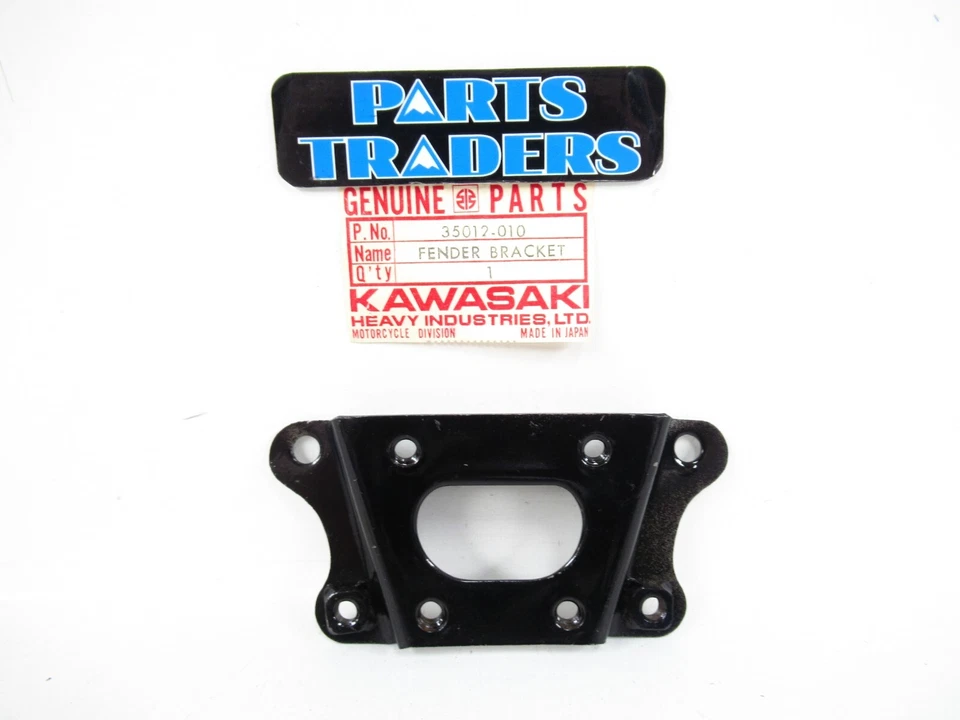 Soporte guardabarros delantero genuino Kawasaki G3TR 1970 G4TR 1970-1973 NUEVO DE STOCK Foto 1 de 1