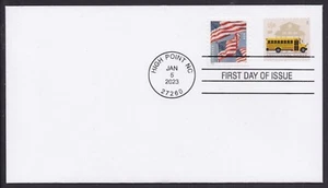 US 5741 School Bus CDS FDC (from coil) 2023 - Picture 1 of 1