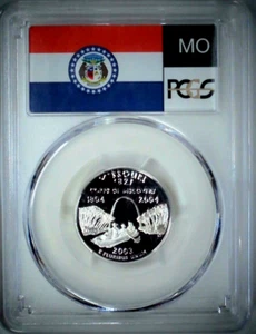 2003-S 25C State Quarter Missouri PCGS PR69 DCAM 90% Silver 23llau0808 - Picture 1 of 4