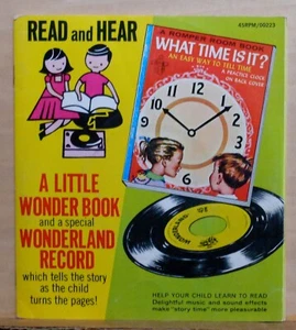 Wonder Book & Record - Romper Room What Time? - 1973 story book & story record - Imagen 1 de 2