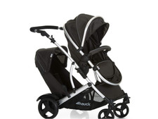 Hauck Duett 2 Geschwisterwagen Zwillingsbuggy ab Geburt Kinderwagen Babykutsche