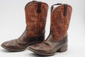 Ariat Mens Quickdraw Square Toe Sz 12D Western Cowboy Work Boots - Picture 1 of 5