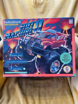 VTG Radio Shack Hot Machine II 4x4 RC Offroad Truck W/ Remote Tested And Working - Image 1 of 4
