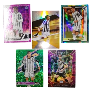Juventus Football Cards Bundle Lot Soccer Rare Parallel RC Numbered Finest Mojo - Picture 1 of 11