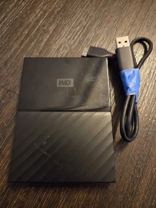 WD Western Digital 1TB - My Passport Portable External Hard Drive Black USB 3.0 - Picture 1 of 3