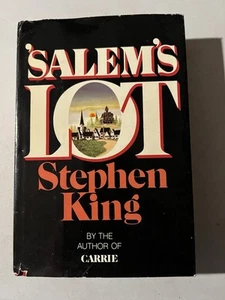 Stephen King Book Club Edition Hardcover Salem's Lot Early Printing Unpriced Jac - Picture 1 of 9