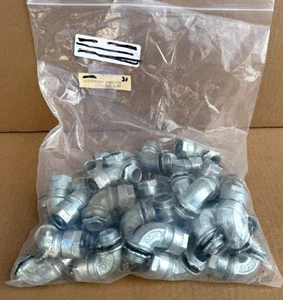 30 Pcs Gedney 3/8" x 90° LiquidTight Connector - Picture 1 of 8