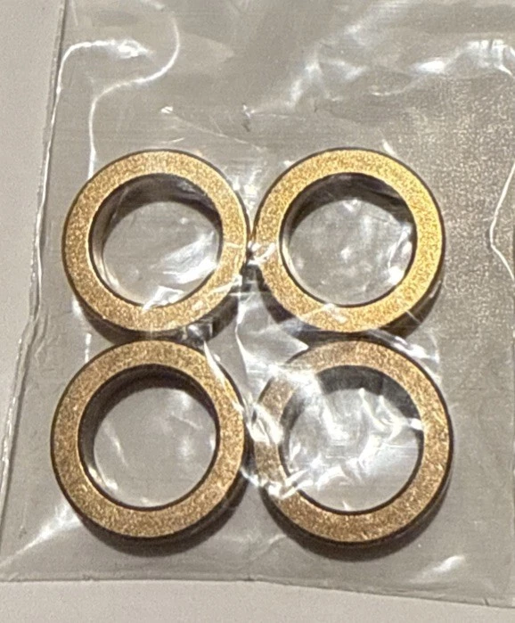 Tamiya 1510 Metal Bearings Bushings (x4) NEW 5725015 TT01/TA05/TA02/M05/57602 - Image 1 of 1