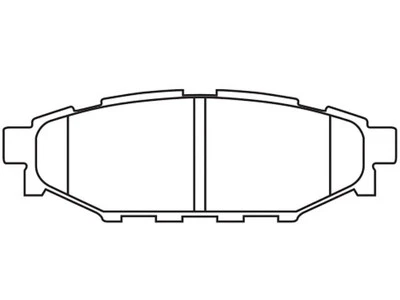 Комплект задних тормозных колодок для Subaru BRZ 2013-2015 годов выпуска Hawk 91936BJRD 2014 2,0 л H4 - Изображение 1 из 3
