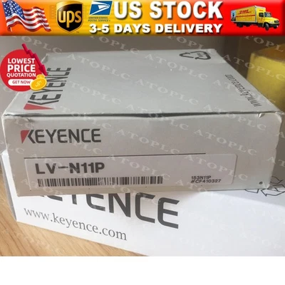 1PC New Keyence LV-N11P Laser Sensor Amplifier US Free TAX LVN11P  US Free TAX - Image 1 of 4