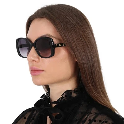 Gucci Grey Gradient Square Ladies Sunglasses GG0762S 001 56 GG0762S 001 56 - Image 1 of 4