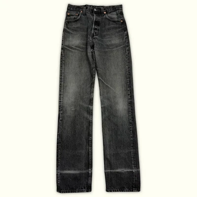 levi's Vaqueros W26/L34 Gris Bueno Hombres (s59) - Imagen 1 de 4