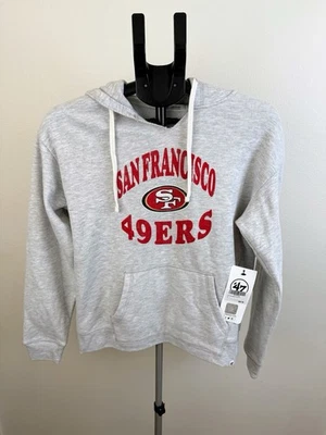 47 San Francisco 49ers sudadera con capucha gris mujer Foto 1 de 4