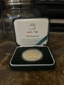 SUPER RARE!! SOLD OUT!! 2025 Masters Coin #409/750. Pink Dogwood. New In Box. - Picture 1 of 4