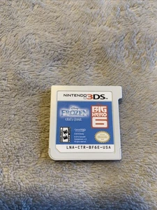 Paquete de 2 Disney - Frozen Olaf's Quest Big Hero 6 Battle in the Bay - Nintendo 3DS - Imagen 1 de 2