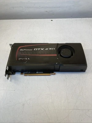 EVGA GeForce GTX 470 GDDR5 1280MB PCIe Graphics Video Card 012-P3-1472-AR - Image 1 of 4