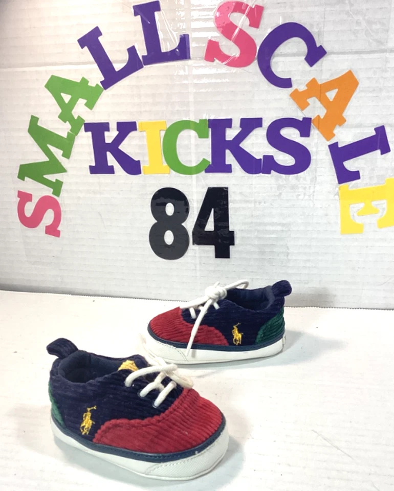 Ralph Lauren Polo 婴儿床鞋 1 码 — 第 1/4 张图片