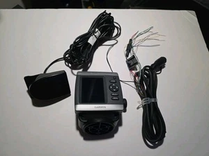 Garmin Fishfinder 300c Echo Sonar With Transducer Tested Works Great Condition - Picture 1 of 14