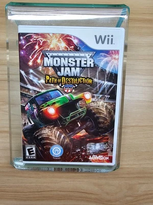 NINTENDO WII MONSTER JAM: PATH TO DESTRUCTION - 2006 - ACTIVISION - TESTED/WORKS - Image 1 of 4