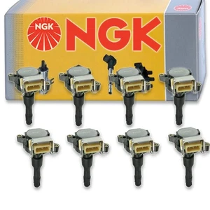 8 pcs NGK Ignition Coil for 2003-2005 Land Rover Range Rover 4.4L V8 - Spark sh - Picture 1 of 5