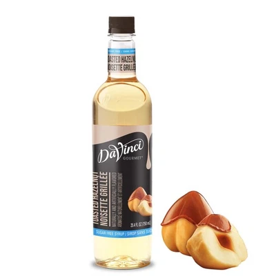 Jarabe de avellana sin azúcar 25,4 fl oz - DaVinci Gourmet Foto 1 de 4